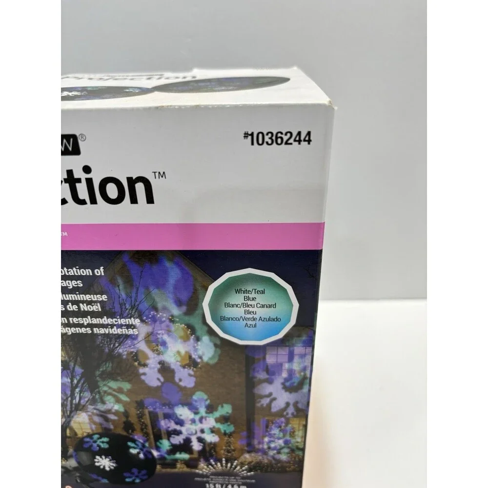 Gemmy 1036252 Led Light Show Projection Color Shimmy Kaleidoscope Holiday